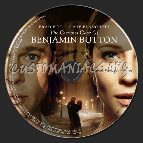 476 - The Curious Case Of Benjamin Button dvd label