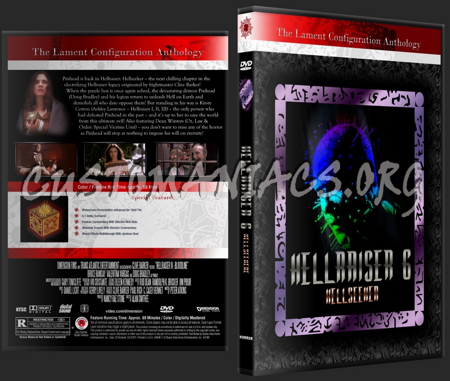 Hellraiser part 6 dvd cover