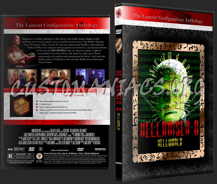 Hellraiser part 8 dvd cover