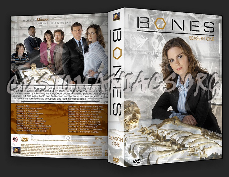 Bones season one dvd cover