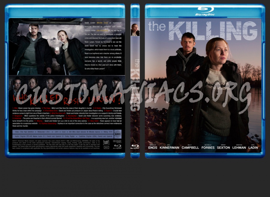 The Killing blu-ray cover