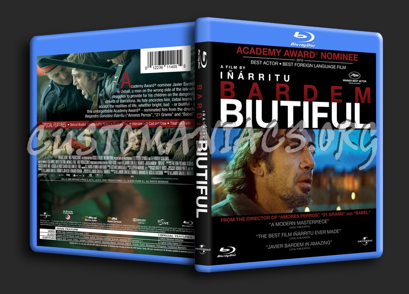 Biutiful blu-ray cover