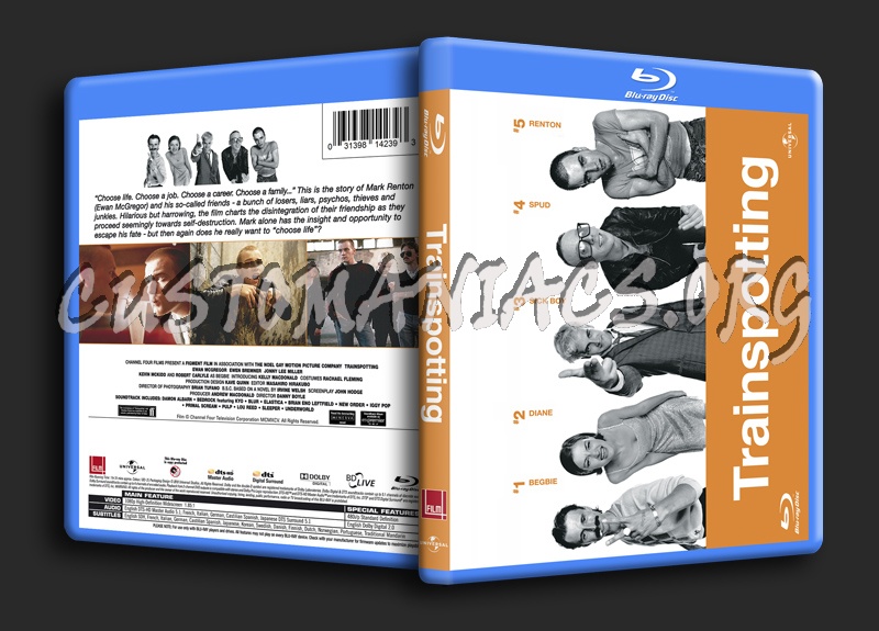 Trainspotting blu-ray cover