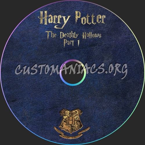 Harry Potter and the Deathly Hallows Part 1 dvd label