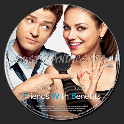 Friends with Benefits dvd label