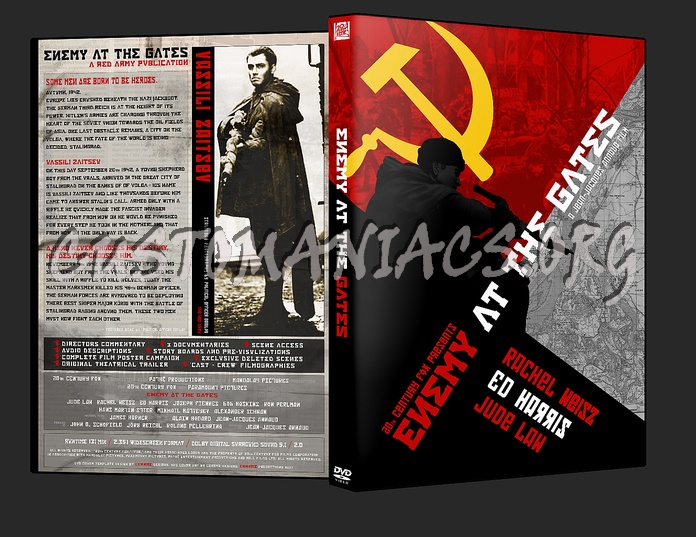 Enemy At The Gates dvd cover