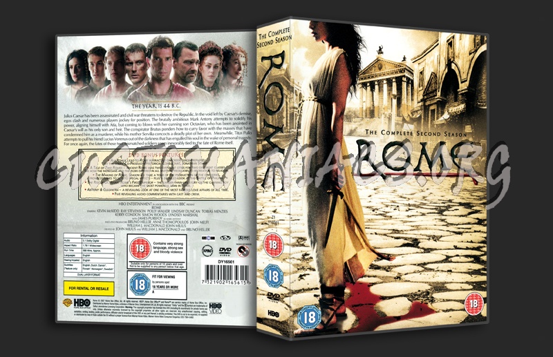 Rome Season 2 dvd cover