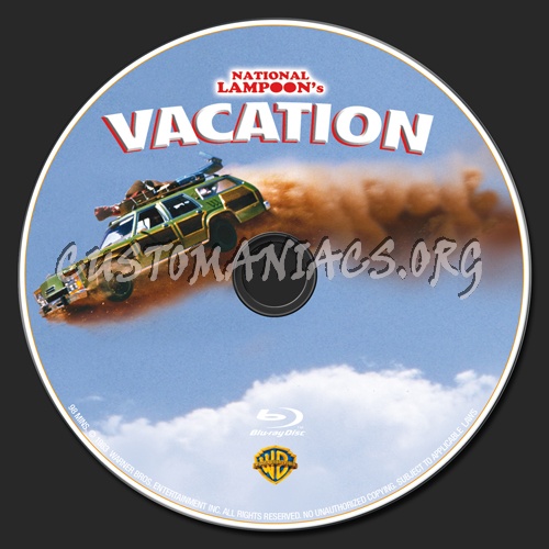 National Lampoon's Vacation blu-ray label