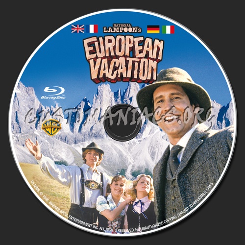 National Lampoon's European Vacation blu-ray label