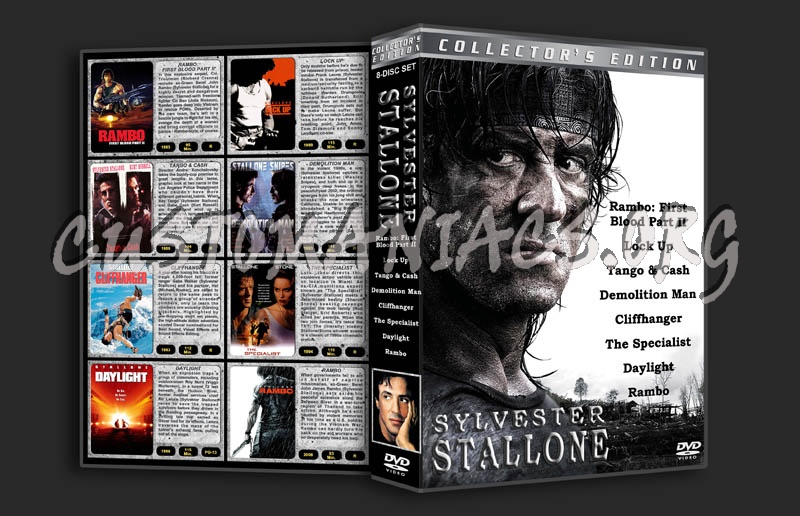 Sylvester Stallone Collection dvd cover