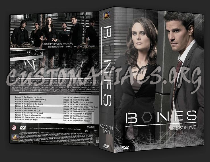 Bones season two dvd cover