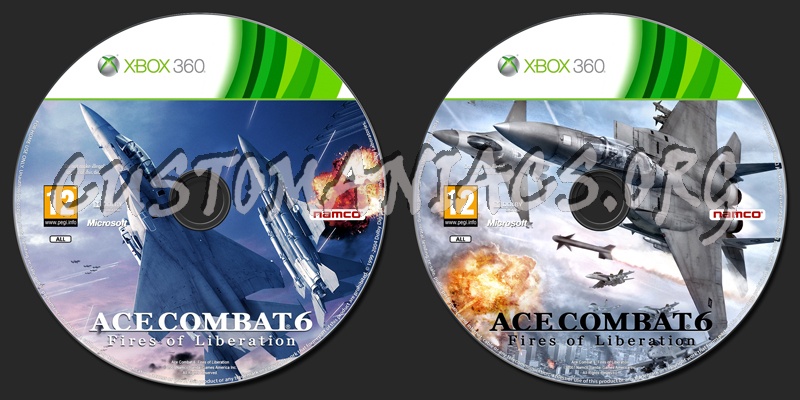 Ace Combat 6: Fires of Liberation dvd label
