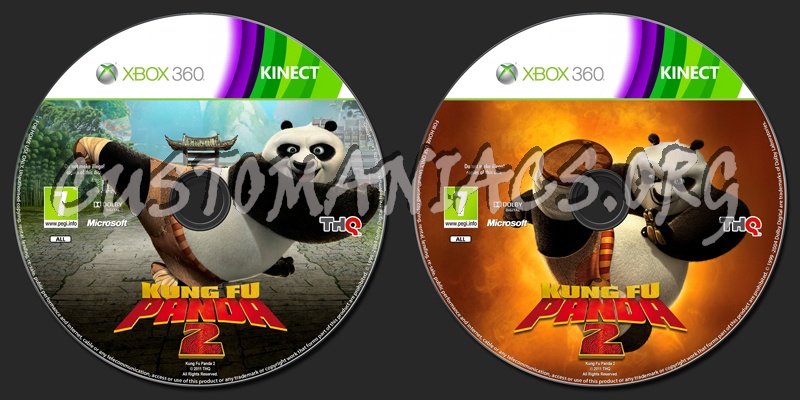 Kung Fu Panda 2 dvd label