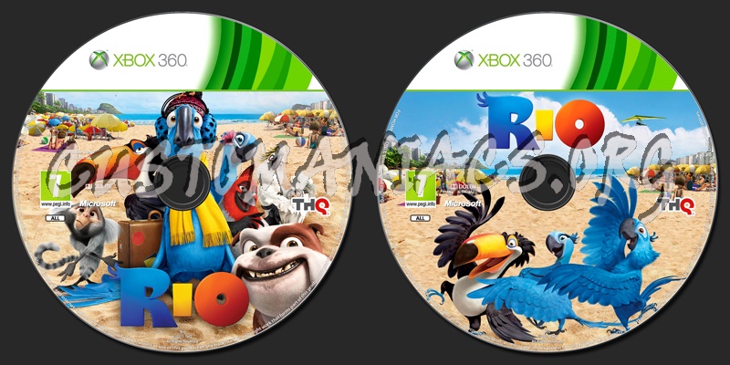 Rio The Video Game dvd label