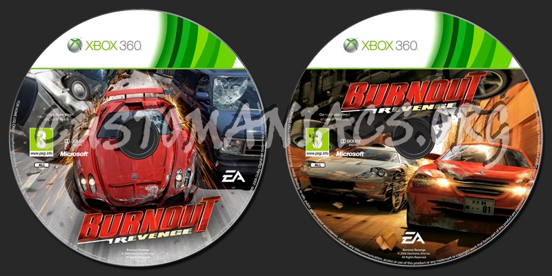 Burnout Revenge dvd label