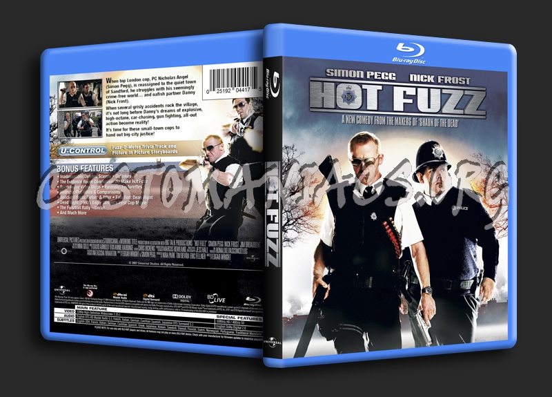 Hot Fuzz blu-ray cover