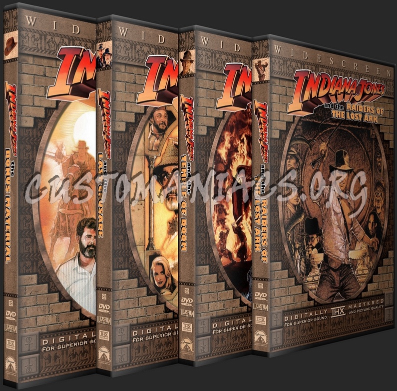 Indiana Jones: The Complete Movie Collection dvd cover