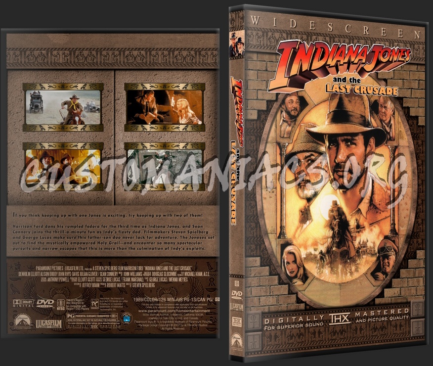 Indiana Jones and the Last Crusade dvd cover