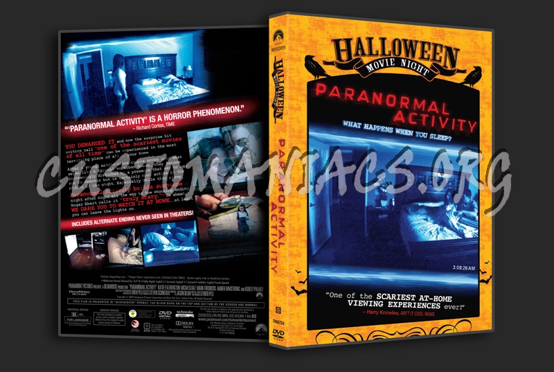 Paranormal Activity dvd cover