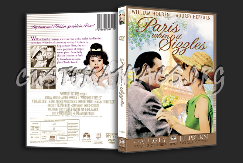 Paris when it Sizzles dvd cover