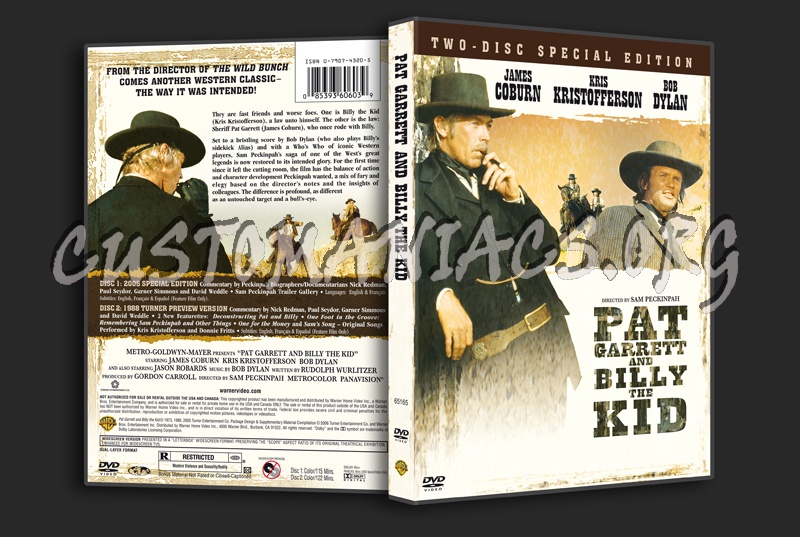 Pat Garrett and Billy the Kid dvd cover