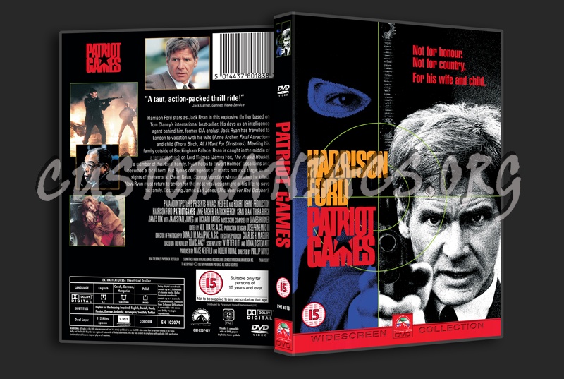Patriot Games dvd cover