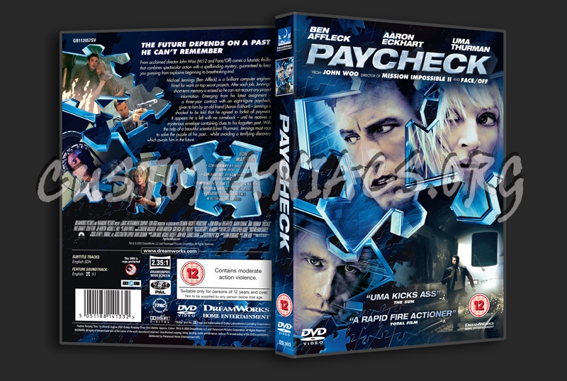 Paycheck dvd cover