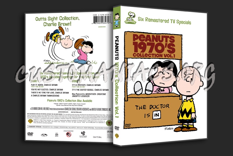 Peanuts 1970's Collection Volume 1 dvd cover
