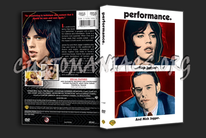 Performance dvd cover