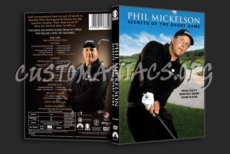 Phil Mickelson Secrets of the Short Game dvd cover