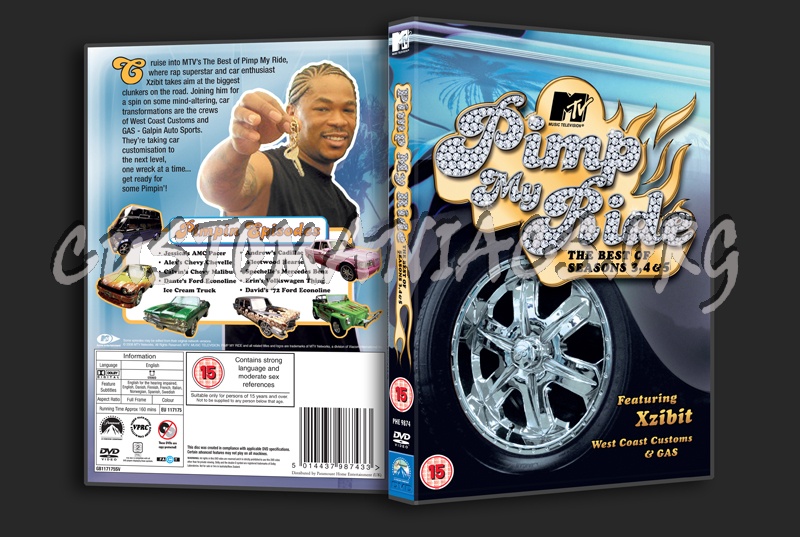 Pimp My Ride The Best of Season 3,4 & 5 dvd cover