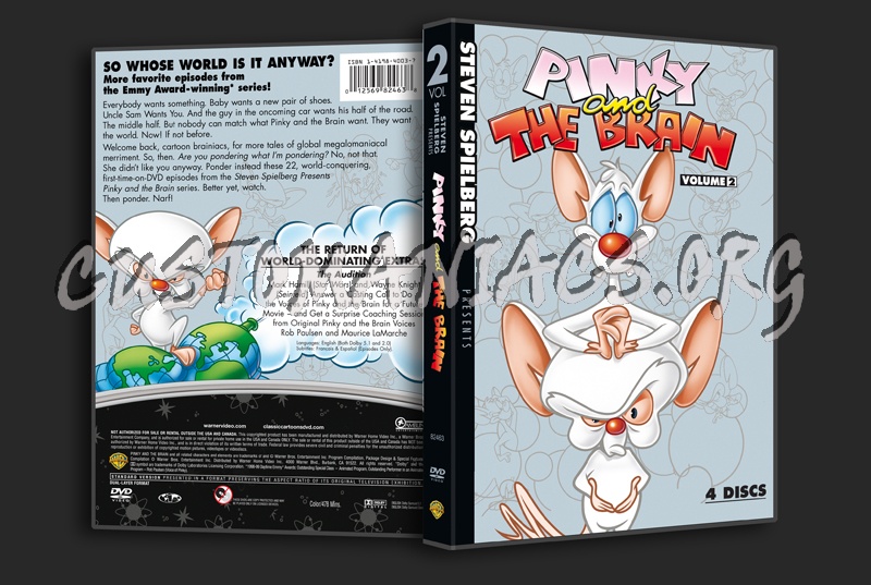 Pinky and the Brain Volume 2 dvd cover