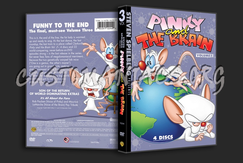 Pinky and the Brain Volume 3 dvd cover