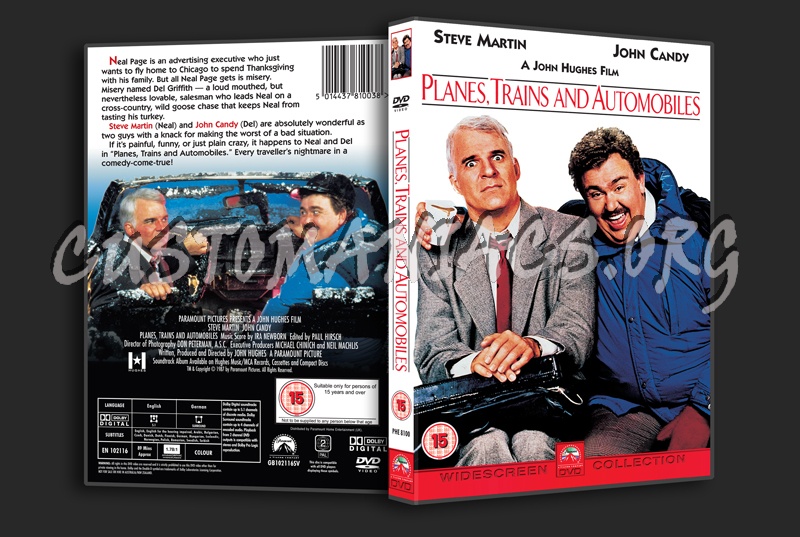 Planes, Trains & Automobiles dvd cover