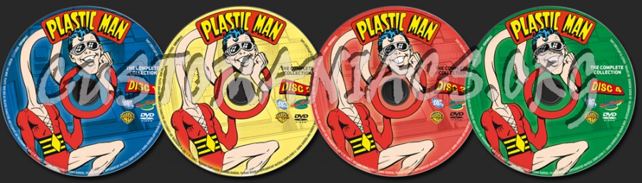 Plastic Man The Complete Collection dvd label