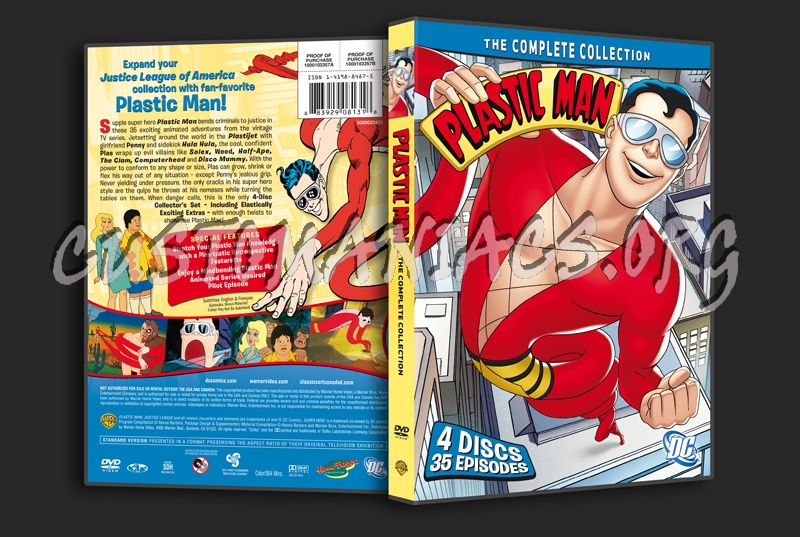 Plastic Man The Complete Collection dvd cover
