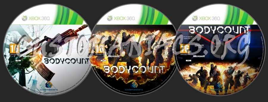 Bodycount dvd label