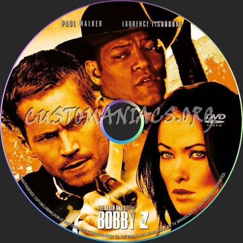 The Death and Life of Bobby Z dvd label