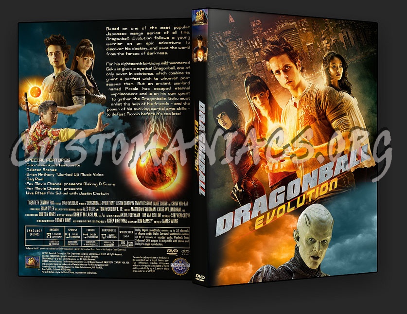 Dragonball Evolution dvd cover