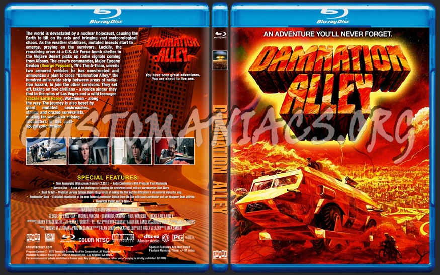 Damnation Alley blu-ray cover