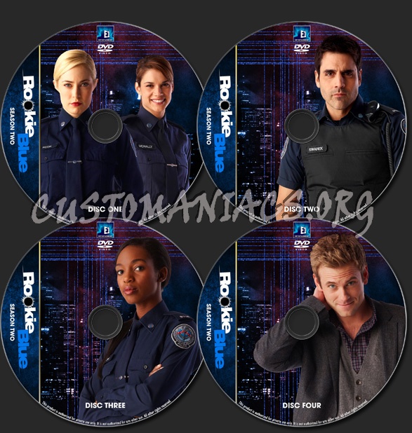 Rookie Blue - TV Collection dvd label