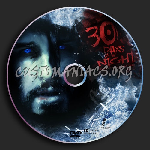 30 Days Of Night dvd label