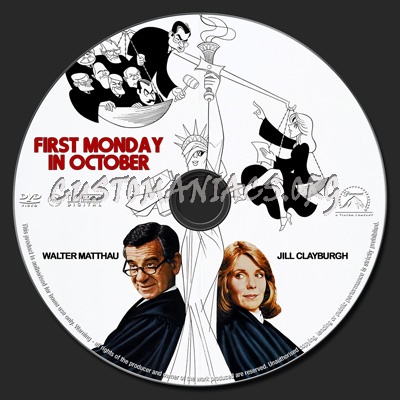 First Monday in October dvd label