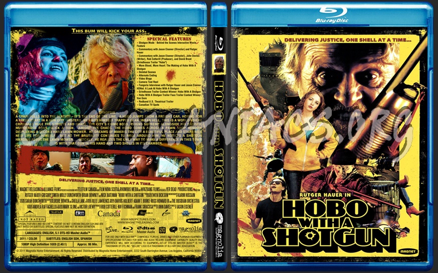 Hobo With a Shotgun blu-ray cover