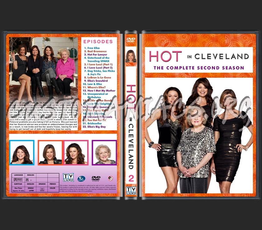 Hot In Cleveland Season Two dvd cover