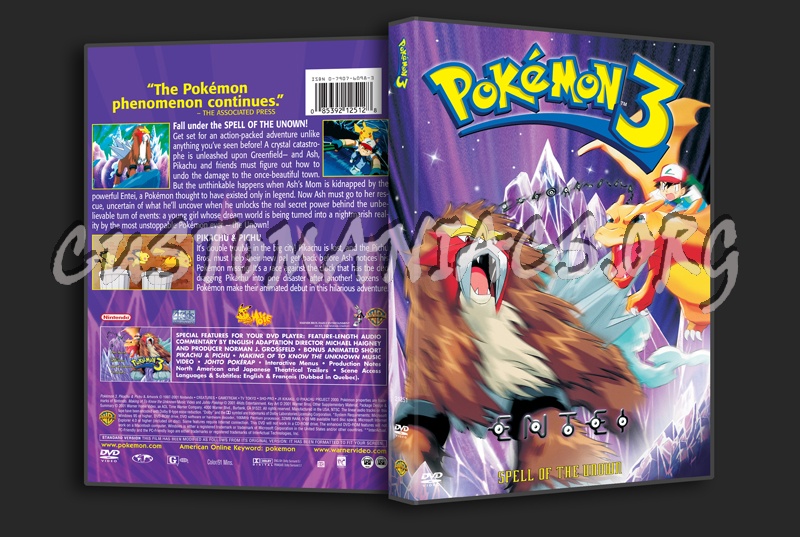 Pokemon 3 dvd cover