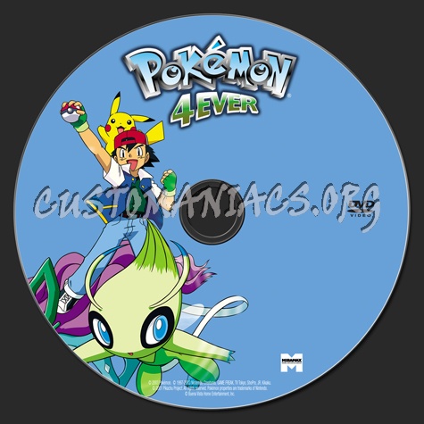 Pokemon 4Ever dvd label