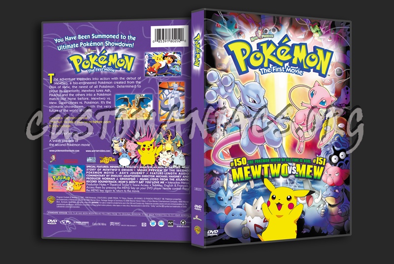 Pokemon The First Movie dvd cover