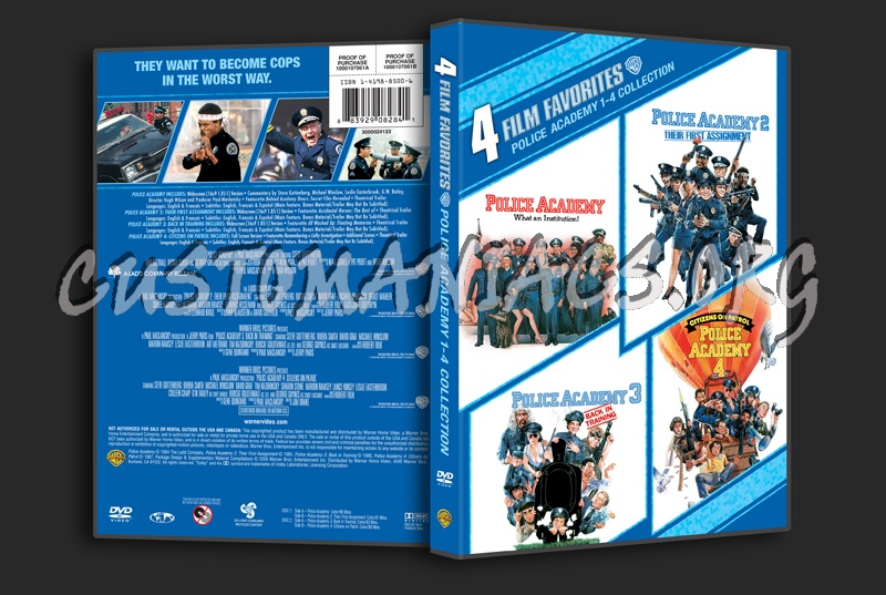 Police Academy 1-4 dvd cover