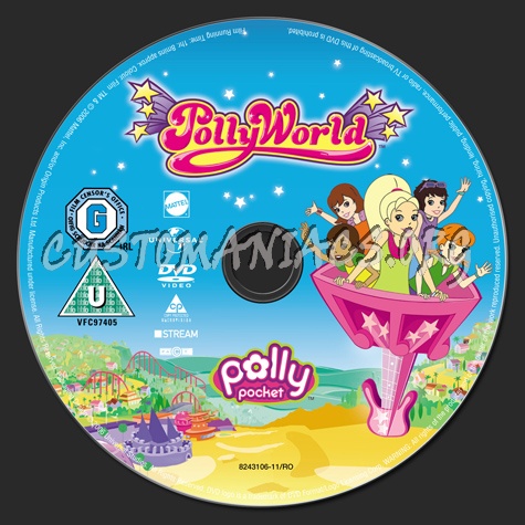 PollyWorld dvd label